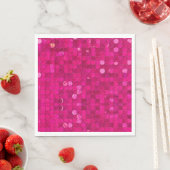Heet Roze Lovertjes Servet (Insitu)