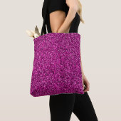 Heet roze lovertjes tote bag (Dichtbij)