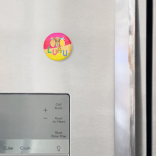Heet Roze Luau Magneet