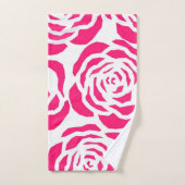 Heet roze luipaard print badkamer handdoek sets (Handdoek)
