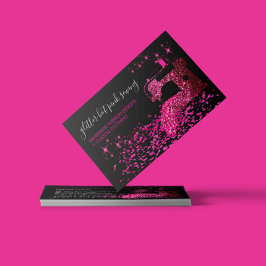 Heet Roze Machine Stof Maatwerk Stof Naaien Visitekaartje