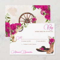 Heet Roze Magenta Charro Western Quinceanera