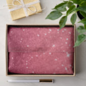 Heet Roze Meisjesachtige Bokeh Twinkel Glitter Cad Tissuepapier (Geschenk)