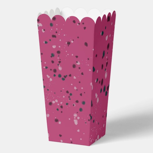 Heet Roze Met Confetti Bedankdoosjes (Achterkant)