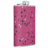 Heet Roze Met Confetti Heupfles (Rechts)
