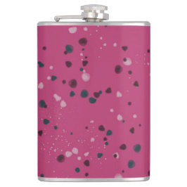 Heet Roze Met Confetti Heupfles