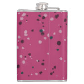 Heet Roze Met Confetti Heupfles (Achterkant)