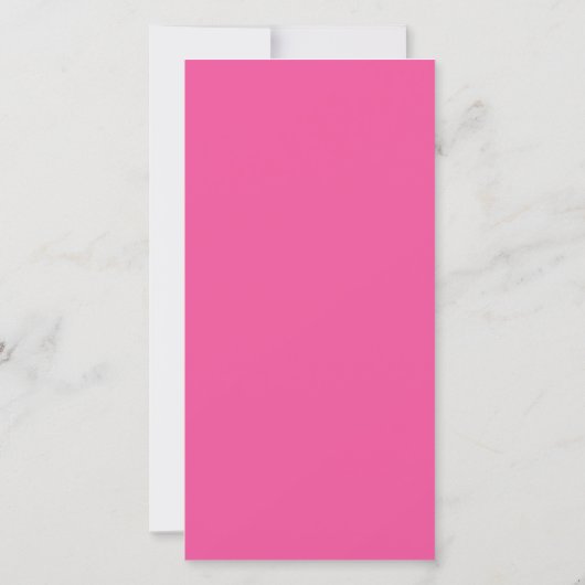 Heet Roze Minimalistische Moderne Kalender Bruilof Save The Date (Achterkant)