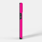 Heet Roze Modern Monogram iPhone Hoesje (Rechterkant)