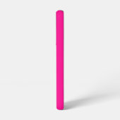 Heet roze moderne monogram-initiaal letters samsung galaxy hoesje (Linkerkant)