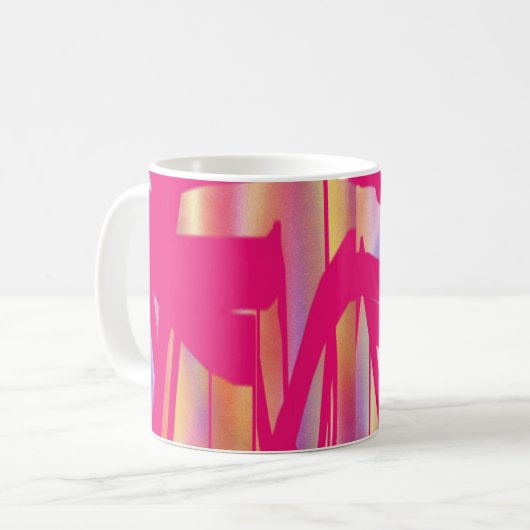 Heet Roze mok (Voorkant links)