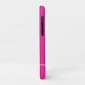 Heet Roze Monogram Naam Case-Mate iPhone Case (Achterkant/links)