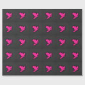 Heet Roze Motorcross, crossmotor Cadeaupapier (Vlak)