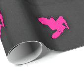 Heet Roze Motorcross, crossmotor Cadeaupapier (Rol Hoek)