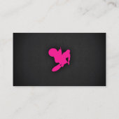 Heet Roze Motorcross, crossmotor Visitekaartje (Achterkant)