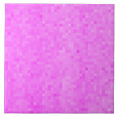 Heet Roze Mozaïek Shimmer, Tegeltje (Voorkant)