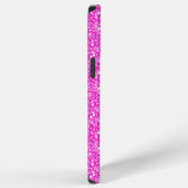 Heet roze namaak glitters iPhone hoesje (Rechterkant)
