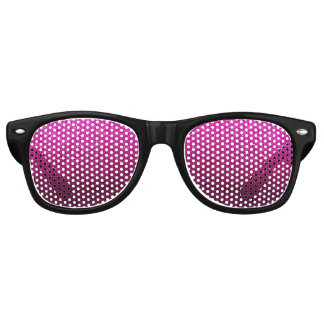 Heet Roze Nep Glitter Magenta Neon 80s Verjaardag Retro Zonnebril