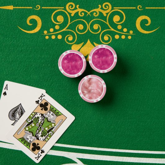 Heet Roze Nepbont Poker Chips (Pokertafel (Stack))