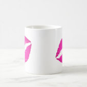 Heet Roze Ombre Lippenstift Kus Koffiemok (Center)