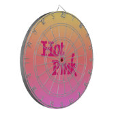 Heet Roze omgekeerde dartboard Dartbord (Voorkant Links)