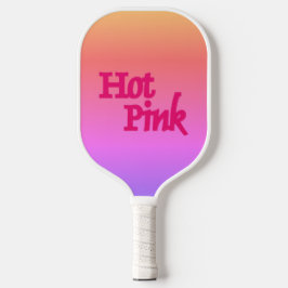 Heet Roze omgekeerde pickleball paddle