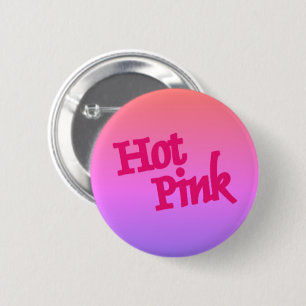 Heet Roze omgekeerde ronde knop Button 5,7 Cm