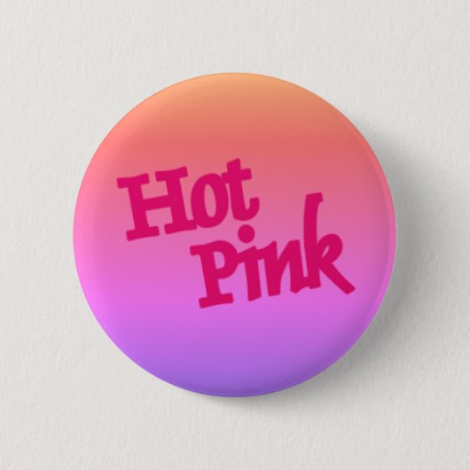 Heet Roze omgekeerde ronde knop Ronde Button 5,7 Cm (Voorkant)