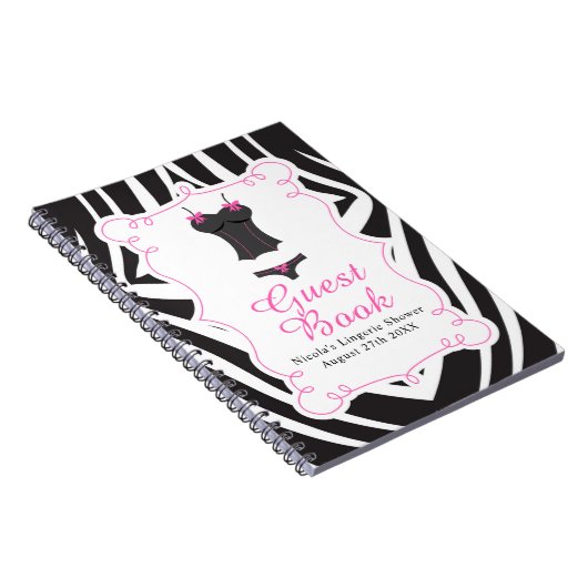 Heet Roze Ondergoed Feest Notitieboek (Rechterzijde)