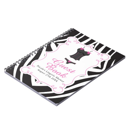 Heet Roze Ondergoed Feest Notitieboek (Linkerzijde)