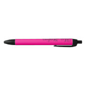 Heet Roze Onderwijs Naam Zwarte Inkt Pen (Bodem)