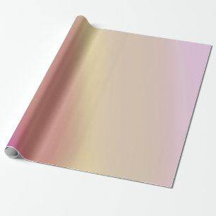 Heet roze oranje en gele gradiënt Vet Levendig Cadeaupapier