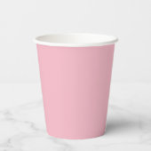 Heet Roze papieren bekers (Achterkant)