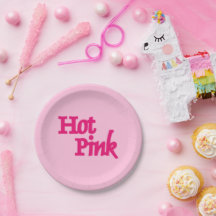 Heet Roze papieren borden