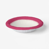 Heet Roze Papieren Kommen (Gebogen)