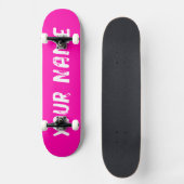 Heet Roze Persoonlijk Skateboard (Voorkant)
