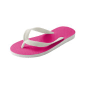 Heet Roze peuter teenslippers (Schuin)