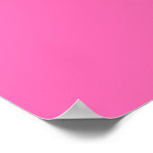 Heet roze poster (Hoek)