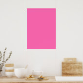 Heet roze poster (Keuken)