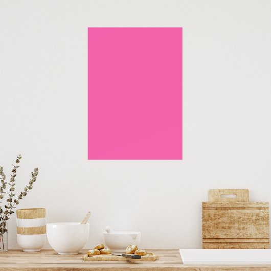 Heet roze poster (Keuken)