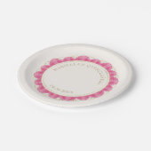 Heet Roze Quinceanera Papieren Bordje (Gekanteld)