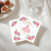 Heet Roze Quinceanera Servet