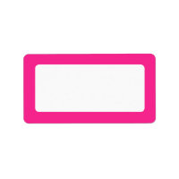 Heet roze rand blanco