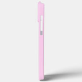 Heet Roze Retro Dolly Monogram Case-Mate iPhone Case (Achterkant / Links)