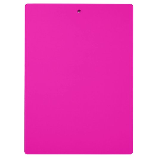 Heet Roze Retro Dolly Monogram Klembord (Achterkant)