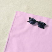 Heet Roze Retro Dolly Monogram Strandlaken (In situ)