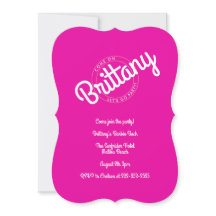 Heet roze retro pop, laten we gaan feesten!