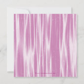 Heet Roze Roos Quinceanera Kaart (Achterkant)