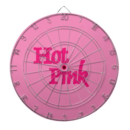 Heet Roze roze dartboard Dartbord (Voorkant)