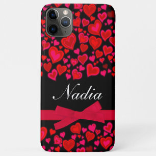 Heet roze, roze, roze, roze, aangepaste naam hoesj Case-Mate iPhone case